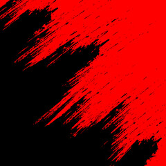 Vector illustration. Background, texture, red and black grunge.