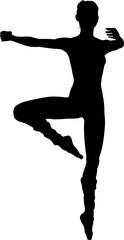Dancing Ballet Dancer Silhouette © Christos Georghiou