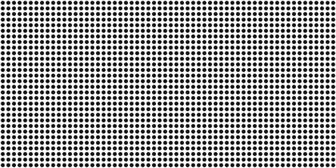 Isolated grid of black dots, simple pattern. For print and stylish decor, seamless pattern and textures. Vector black dots create an elemental seamless texture.