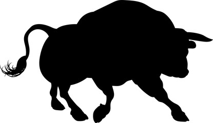 Silhouette Bull
