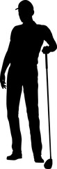 Golfer Golf Sports Person Silhouette