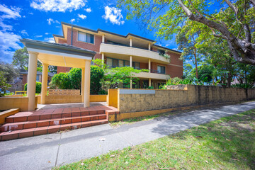 Apartment building in inner Sydney suburb NSW Australia