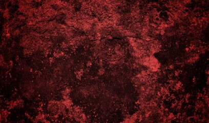 A textured background featuring deep red tones with a distressed, grunge appearance. The surface shows scratches and uneven patterns, creating a vintage feel.