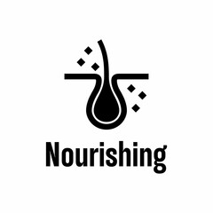 "Nourishing" property vector information sign