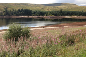 Brecon beacons scenery in the UK.