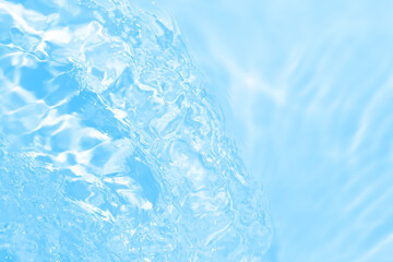 Obraz premium Summer blue rippled water background