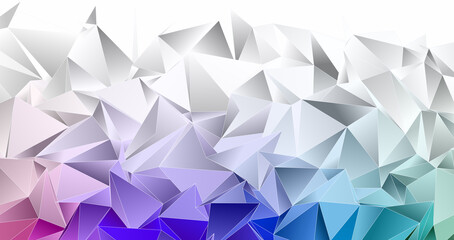 Fototapeta premium Abstract Low-Poly background. triangulated texture. Design 3d. Polygonal geometrical pattern. Triangular modern style
