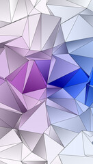 Fototapeta premium Abstract Low-Poly background. triangulated texture. Design 3d. Polygonal geometrical pattern. Triangular modern style