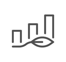 Energy saving icon outline and linear symbol.	
