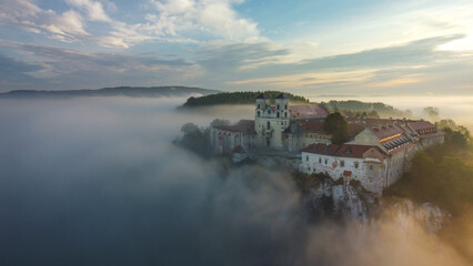 Benedictines Abbey in Tyniec lesser Poland.