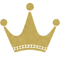 golden crown isolated on white © sense