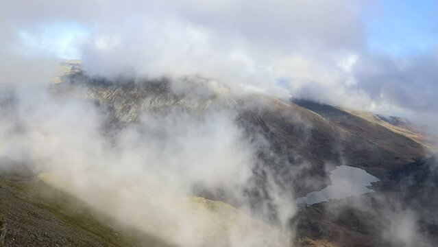 Snowdonia time lapse brocken spectre wales