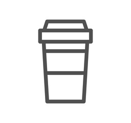 Drink related icon outline and linear symbol.	
