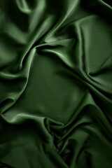 Texture, background, pattern. Texture of green fabric. Green background. place for text