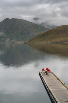 Steg am Sundstraumen auf den Lofoten