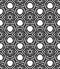 Geometric pattern. Seamless vector background. Ethnic graphic design.