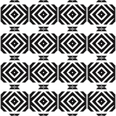 Geometric pattern. Seamless vector background. Ethnic graphic design.