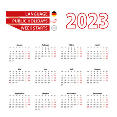 Calendar 2023 in Germany language with public holidays the country of Austria in year 2023.