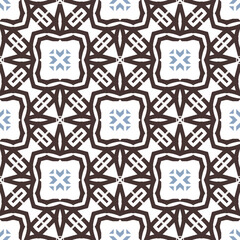 Geometric pattern. Seamless vector background. Ethnic graphic design.