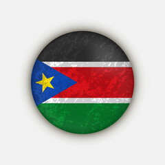 Fototapeta premium Country South Sudan. South Sudan flag. Vector illustration.