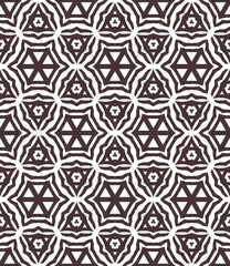 Geometric pattern. Seamless vector background. Ethnic graphic design.