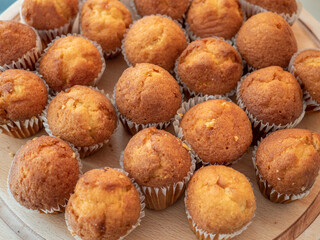 muffins on a plate