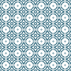 Obraz premium Geometric pattern. Seamless vector background. Ethnic graphic design. 