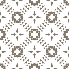 Geometric pattern. Seamless vector background. Ethnic graphic design.	