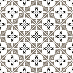 Geometric pattern. Seamless vector background. Ethnic graphic design.	