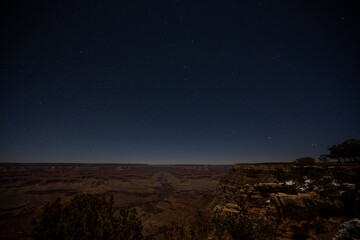 Big Dipper Hangs In The Sky Over The Grand Canyon