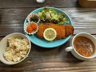 京都散策中の昼食