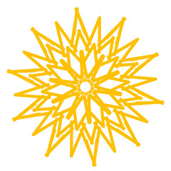 Sunflower blossom vector illustration set. Sunflower, aster, marigold flower illustration design set. Yellowish color