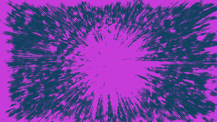 Abstract halftone grunge splatter background image.