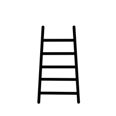 ladder isolated on white