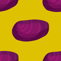 Seamless shell pattern. Clam, starfish. Pop art, psychedelia. Vector, abstract, hipster illustration. Underwater inhabitants, isolated ocean shells. There are many representatives of underwater fauna