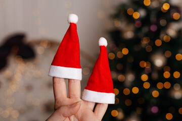 Lollipop Hut Mini Weihnachtsmütze