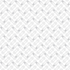 Vector geometric seamless texture bicycle chain. isolated on white background.