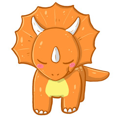 Cute Triceratops, Cute Dinosaur 
