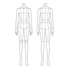 Body template Body illustration Fashion illustration Body figure Body Woman 
