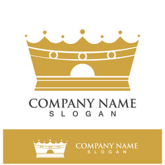 Crown logo icon vector design