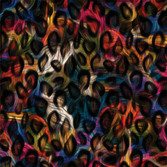 Seamless zebra and leopard pattern. Exotic animals pattern design. Textile print pattern