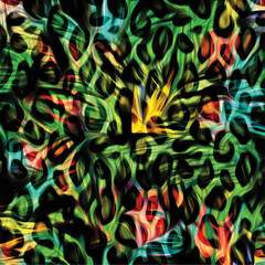 Seamless zebra and leopard pattern. Exotic animals pattern design. Textile print pattern