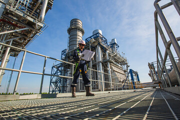 Male to be worker visual inspection pipeline and valve