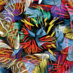 abstract pattern design. seamless colorfull pattern 