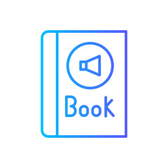 audiobook gradient icon