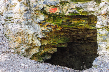 Entrance to an old abandoned mine
