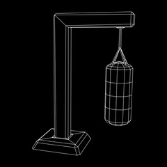 Obraz premium Punching bag for training boxing power punch