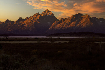 Grand Teton at Sunrise