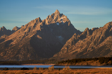 Grand Teton over Jackson Lake