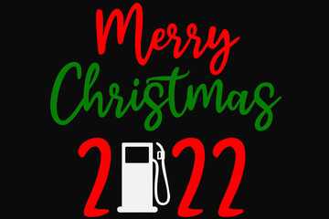 Merry Gas Christmas 2022 Funny T-Shirt Design